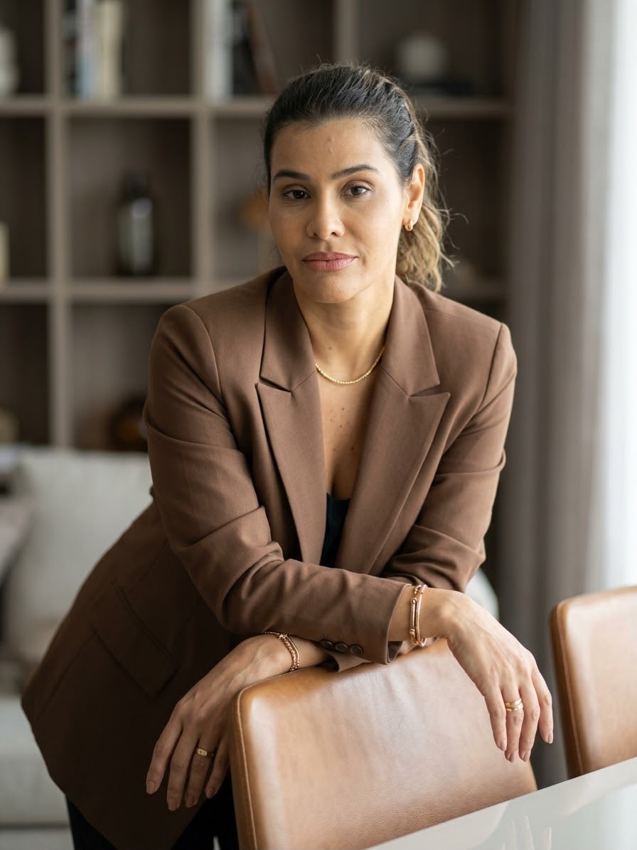 Érika Santos em ambiente profissional